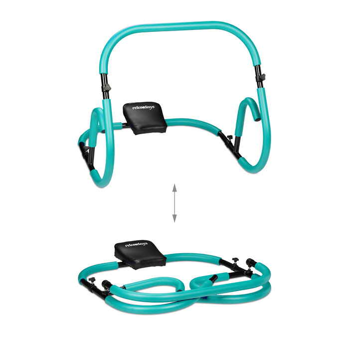 Relaxdays Ab Roller Turquoise