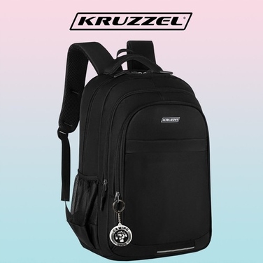 Шкільний рюкзак Kruzzel для підлітків, чорний, 22 л