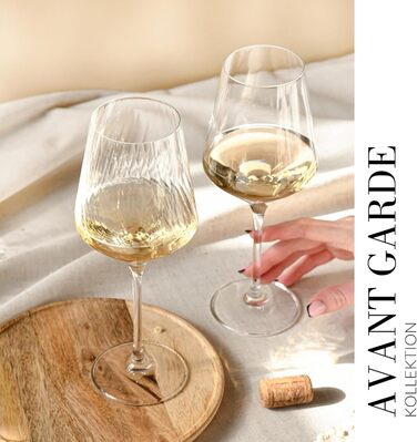 Кросно Авгантгарде: 4 великі келихи для білого вина, 390 мл, без свинцю, 4 шт.