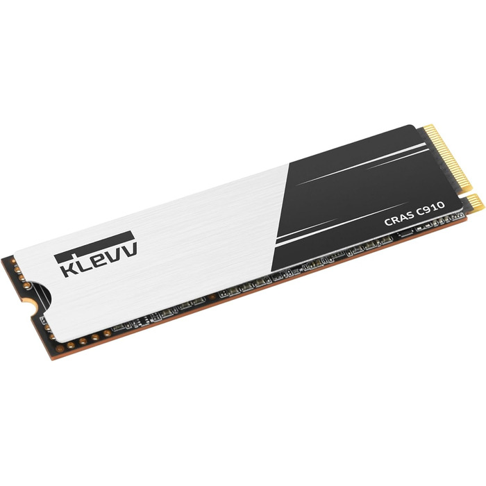 SSD KLEVV CRAS C910 1TB M.2 NVMe PCIe Gen4x4 з радіатором, до 5000 МБ/с