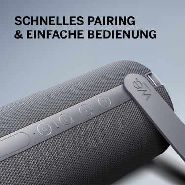Loewe We. HEAR 2 Storm Grey – Портативна Bluetooth колонка 60W, водостійка, до 17 годин роботи