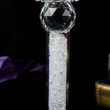 Кришталевий підсвічник Лотос London Boutique, набір 2 шт., декор із кристалами Swarovski, подарункова упаковка