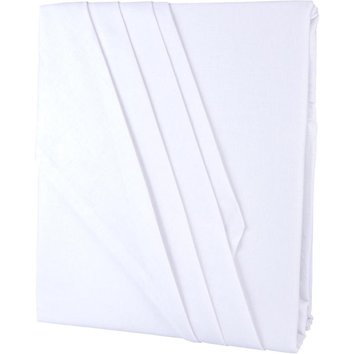 aqua-textil Edition Fitted Sheet XXL 240 x 290 cm White Cotton Classic Bed Sheet
