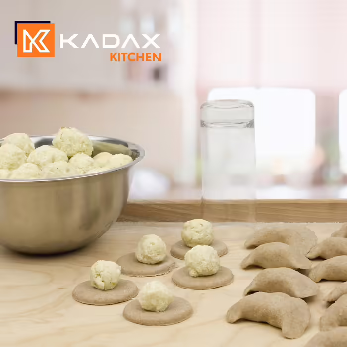 Дерев'яна дошка для тіста KADAX з тополі, 60x80 см, двостороння, з бортиками, традиційна для приготування локшини, випічки та вареників