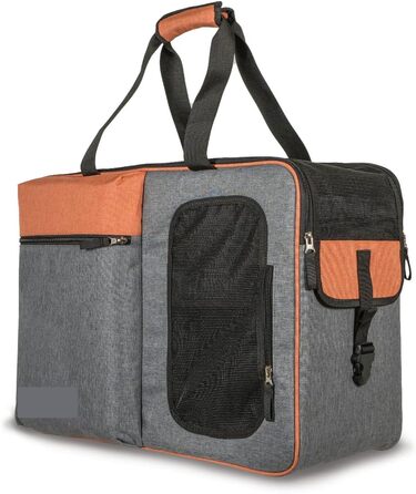 Annitaño Преміум переноска для собак, 55x40x23 см, EUWI - Водонепроникна, до 12 кг, комфортна для подорожей