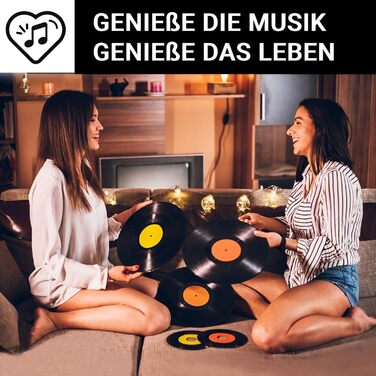 Набір для чищення вінілових платівок 6 шт: щітка з велюру, мікрофібра, антистатична рідина, повітряний обдув, щітка для голки