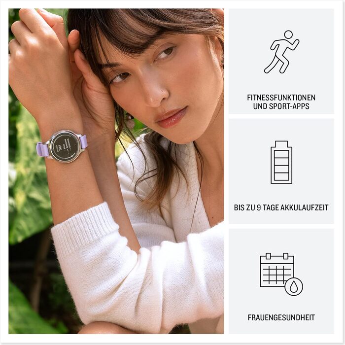 Розумний годинник Garmin Lily 2 Active 38mm Bone & Lunargold: GPS, 30+ спортивні додатки, 9 днів роботи, Garmin Pay