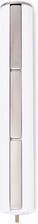 Umbra Flapper Coat Rack – Clothes Rack with 9 Foldable Hooks for Entryway and Office, Wood, White, 57.2 x 57.2 x 165.1 cm, White