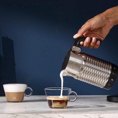Nespresso Aeroccino 4 - електричний спінювач молока, срібний