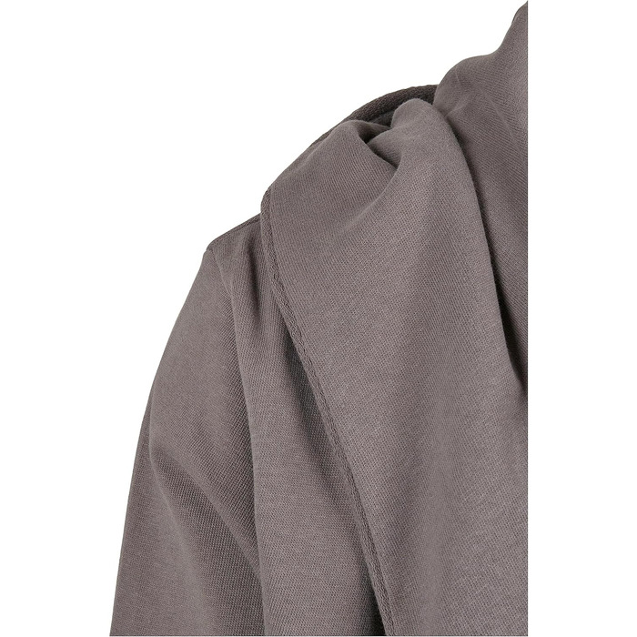 Кардиган чоловічий Urban Classics з капюшоном, відкритий край (4XL, асфальт)