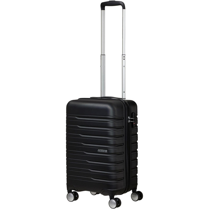 Чемодан American Tourister Flashline, 67 см, 69/75 л, чорний (Shadow Black), Spinner S Slim