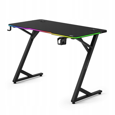 Ігровий комп'ютерний стіл Sense7 Volt з RGB LED підсвіткою, 120x60 см