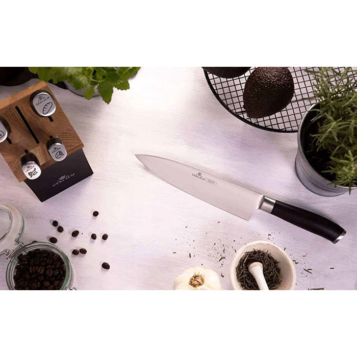 Набір ножів у підставці Gerlach Deco Black, 5 предметів