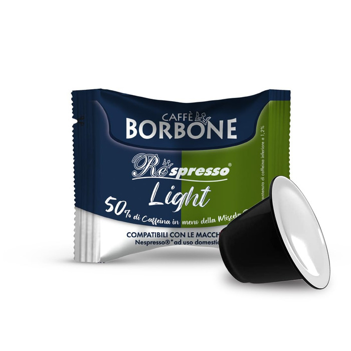 Кавові капсули Caffè Borbone Oro, сумісні з Nespresso, Light Mischung, 50 шт по 0.25 г