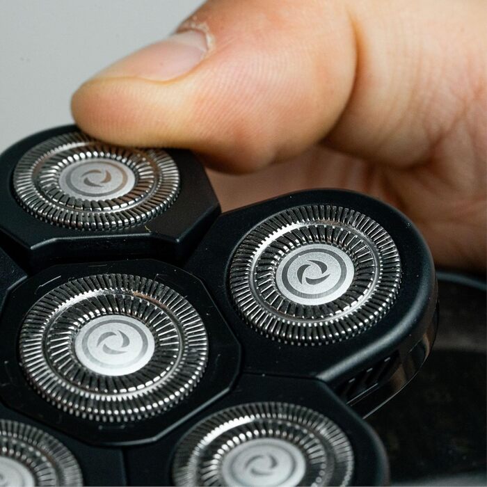 Електричний голкострум для голих голів чоловічий Shav Crowner, голкострум для голови, апарат для гоління голови вологою та сухою, чоловічий голкострум