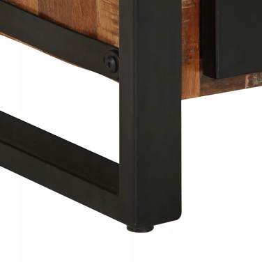 Комплект меблів для ванної кімнати з полицею з натурального відновленого дерева