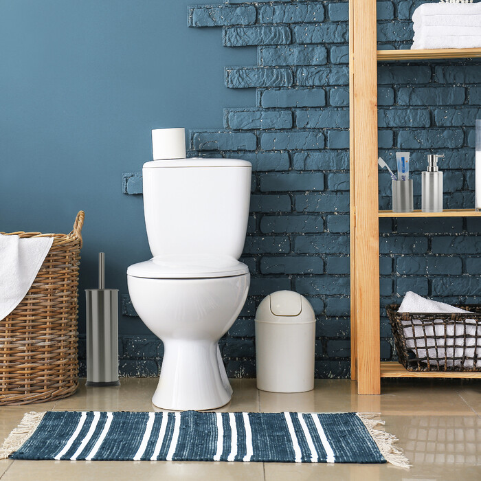 Relaxdays 3-Piece Bathroom Set Stainless Steel