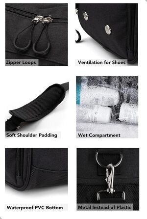 Fitgriff® Sports Bag & Duffel Bag for Men and Women - with Shoe Compartment & Wet Compartment - Bag for Sports, Fitness & Travel - Training Bag, Gym Bag