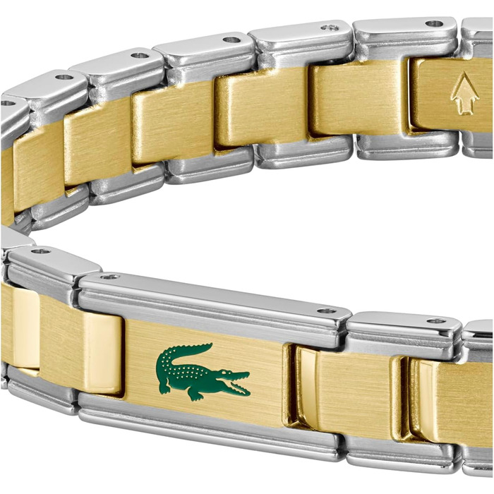 Браслет Lacoste METROPOLE EDGE чоловічий з нержавіючої сталі (двоколірний)