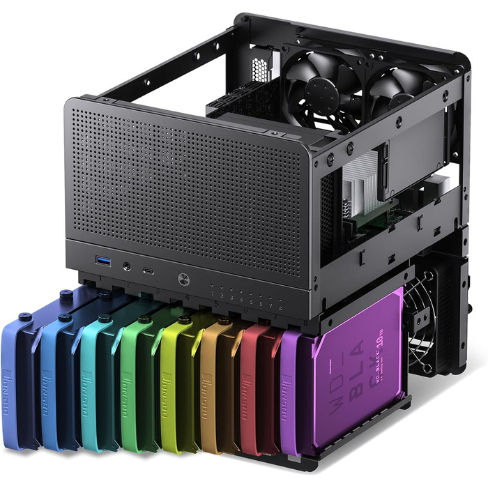 Корпус Jonsbo N3 для NAS: компактний Mini-ITX корпус з алюмінію для 8 HDD 3.5
