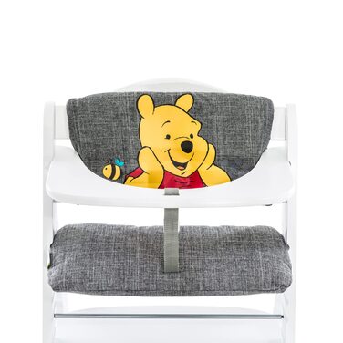 Подушка Hauck Disney для стільчика Alpha+, Beta+, Arketa, сіра, Pooh, м'яка, зручна, машинне прання