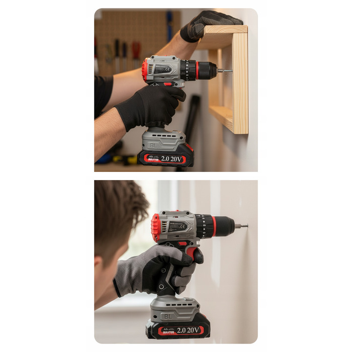 Акумуляторний шуруповерт Majster Polska 20 V MP-0430