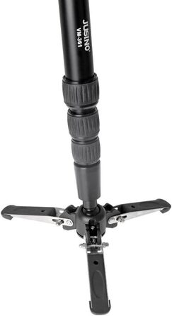 Монопод JUSINO з від'ємною ніжкою/стійкою, швидкозатискачами, висота до 170 см, вантажопідйомність 12 кг, VM-324