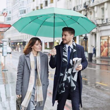 G4Free Гольф-парасолька великого розміру, 54 дюйми, подвійний купол, 10 ребер, автоматичний, синій