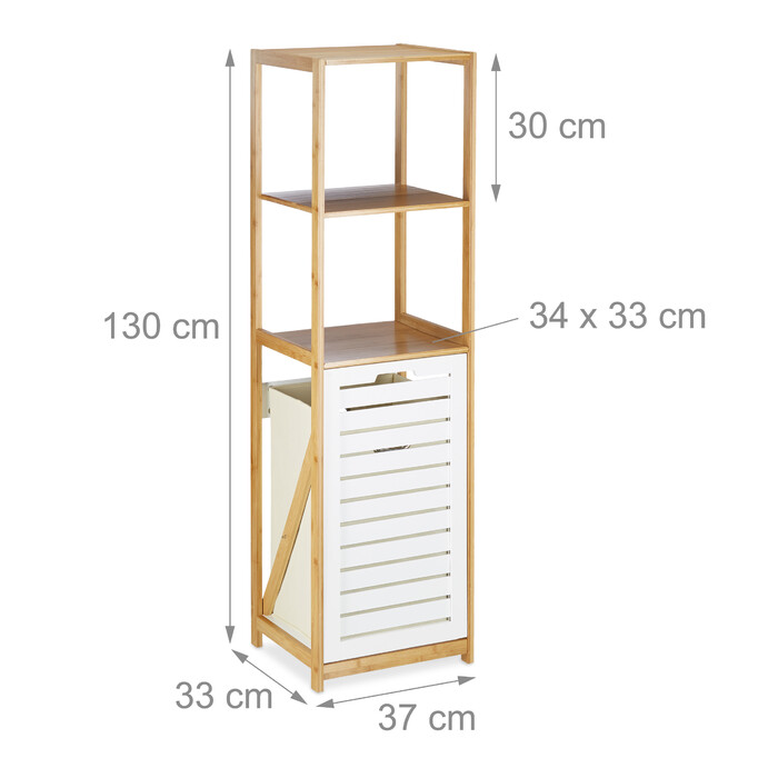 Relaxdays Laundry Basket with Lid
