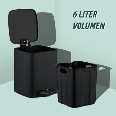 Relaxdays Square Cosmetic Container 6 Liter