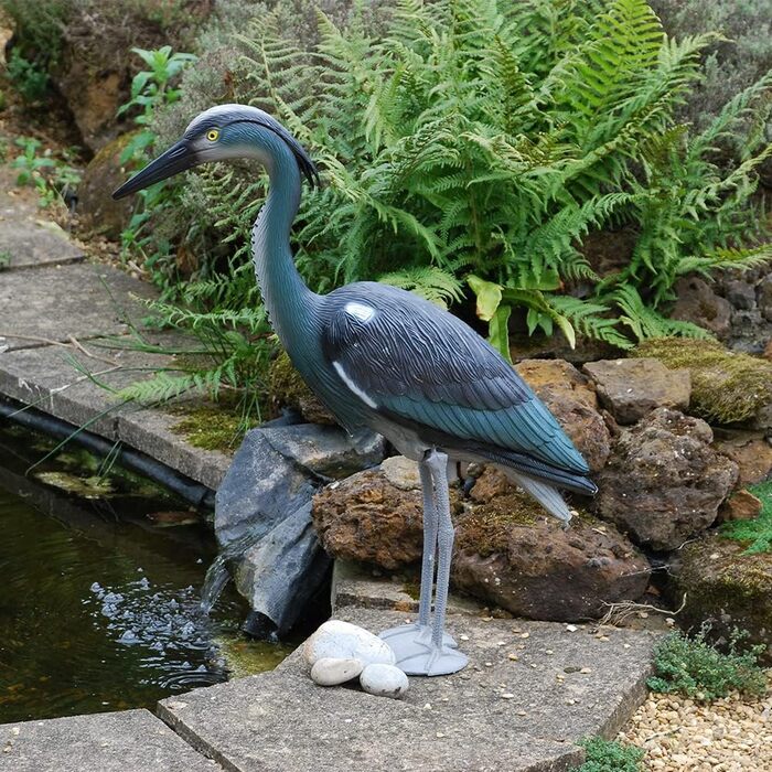 Garden Ornament and Bird Repellent, Heron