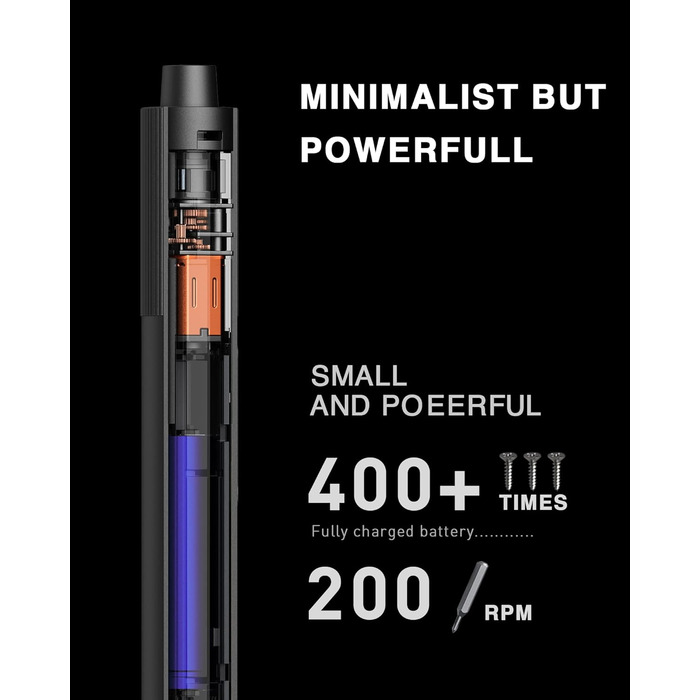 Акумуляторна викрутка Xiaomi Mi Precision Screwdriver – Електрична викрутка з набором біт