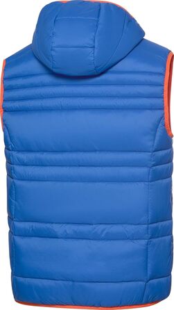 Чоловіча степкова жилетка NORDCAP, легка outdoor жилетка, тепла та вітронепроникна, спортивний гільє з капюшоном та кишенями на блискавці, розмір M-3 (L, Синій)