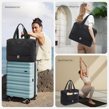 Сумка-мішок LOVEVOOK для подорожей, клініки, пологового будинку, 52x38x25 см (50 л)