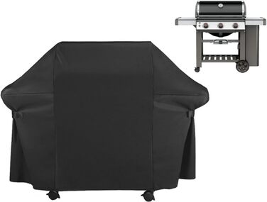 Чохол для гриля HONGCI 600D Oxford, водонепроникний, 152×76×120 см, захисна накидка для Weber, Brinkmann, Char Broil, Holland, Jenn Air, Landmann