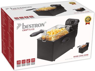 Bestron Deep Fryer with Cold Zone Technology