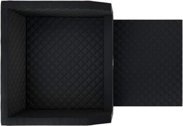 Захист для автокрісла собаки Knuffelwuff Auto KFZ, 55 x 45 x 35 см, чорний, розмір 3 (розмір 2, багажник)