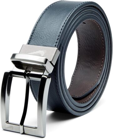 Чоловічий ремінь Nike Core з можливістю перевертання (3XL, Чорний/Коричневий, текстура гальки)