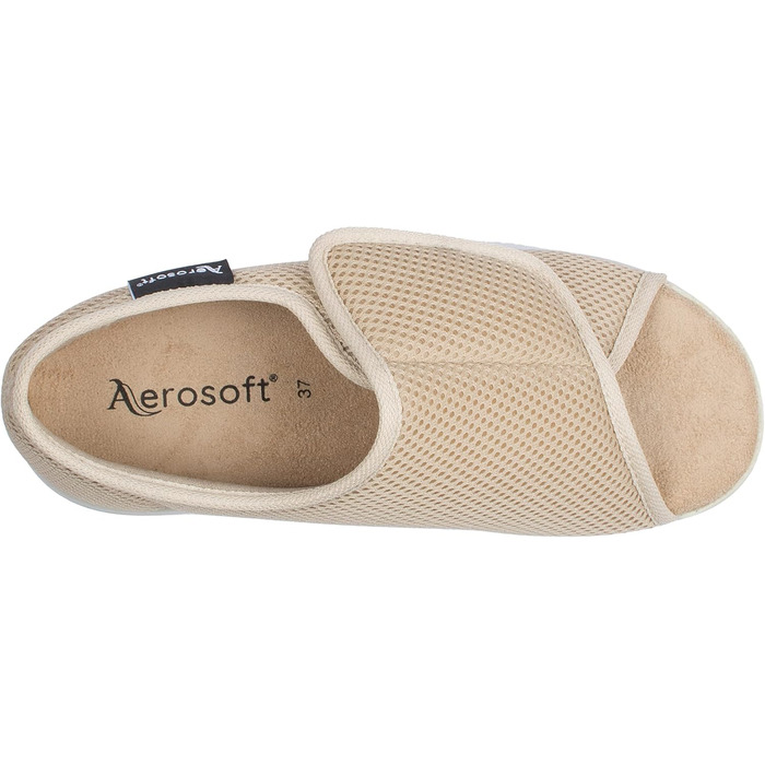 Сандалі Aerosoft Reha-Sandale Stretch 14 бежеві, застібка-липучка, ширина G-H, нековзкі, 39 EU, унісекс