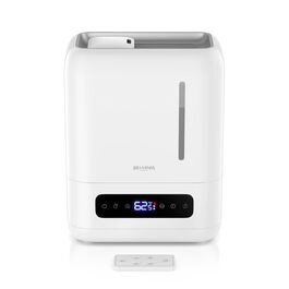 Зволожувач повітря Brandson 4 л з пульт дистанційного керування, ультразвуковий, LED-дисплей, 3 режими, аромадифузор, функція дезінфекції, нічний режим, для спальні та дитячої кімнати