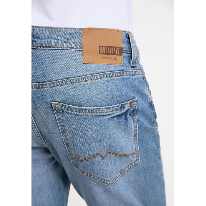 Джинси чоловічі MUSTANG Oregon Bootcut, стрейч, деним, сині/чорні, розміри 30-44