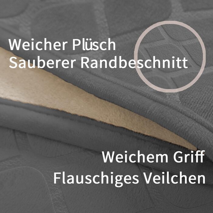 Водонепроникний килимок для собак, 127x152 см. Підходить для великих собак, миючий, для активного відпочинку. Також підходить для котів та як чохол на диван. Колір: сірий+бежевий (темно-сірий+бежевий, 60x80 см)