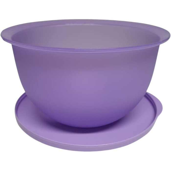 Миска Tupperware Junge Welle з кришкою 2,5 л, фіолетова, для сервірування