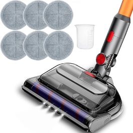 Турбо-щітка Italdos для пилососів Dyson V7 V8 V10 V11 V15 та Lava - для підлоги з мармуру та дерева (з мікрофіброю)