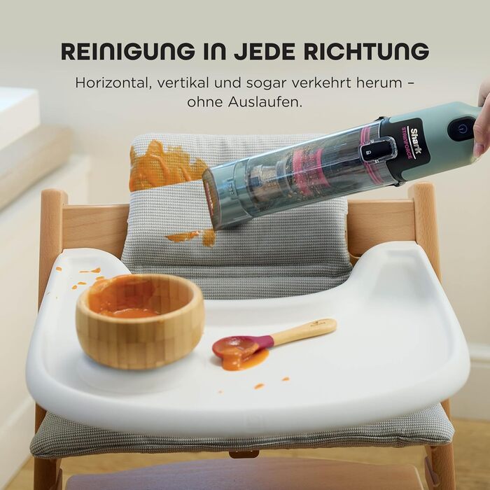 Shark StainForce: портативний бездротовий видалення плям та запахів для килимів та меблів (HX100EUCP)