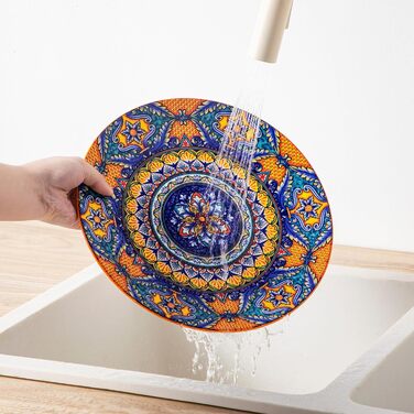 Набір тарілок Vancasso 6 шт. для мюслі, супу, салату, рамену, десерту, пасти, корнфлейкс (6x 840 мл)