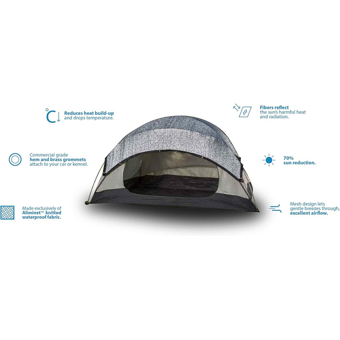 Be Cool Solutions - Compact Aluminet™ Shade Cloth - 2m x 2m