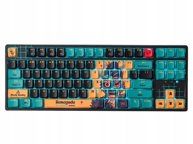 Механічна клавіатура A4TECH BLOODY AT87 RENEGADE USB з перемикачами Alpha Switches