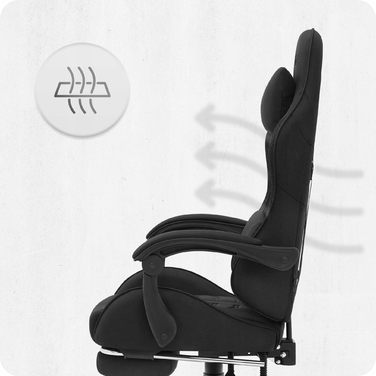 Ігрове крісло Cabro C501, чорна тканина