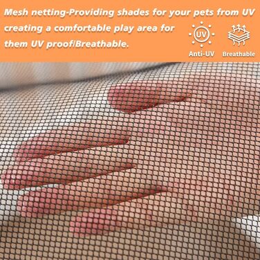 Клітка-загон для собак PJYuCien, 8 панелей, 61 см, для дому, з підлогою, металева, складана, для цуценят, тренувальний загін, чорна